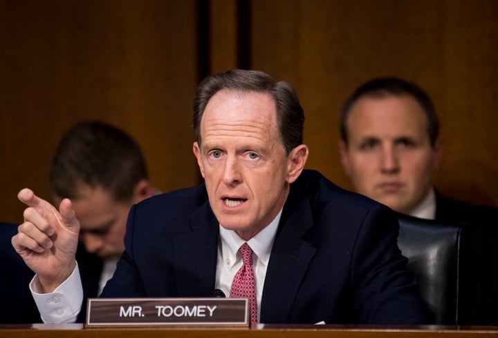 Pat Toomey: Families aren't being separated at the border very much. OK, maybe they are. OK, also we could be headed for a humanitarian crisis. Who knows!