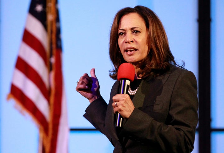 Sen. Kamala Harris said Monday that Homeland Security Secretary Kirstjen Nielsen should resign.