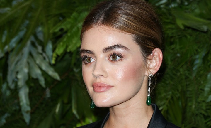 Lucy Hale attends an event on June 12. She talks about sexual assault in Haute Living magazine's latest issue.