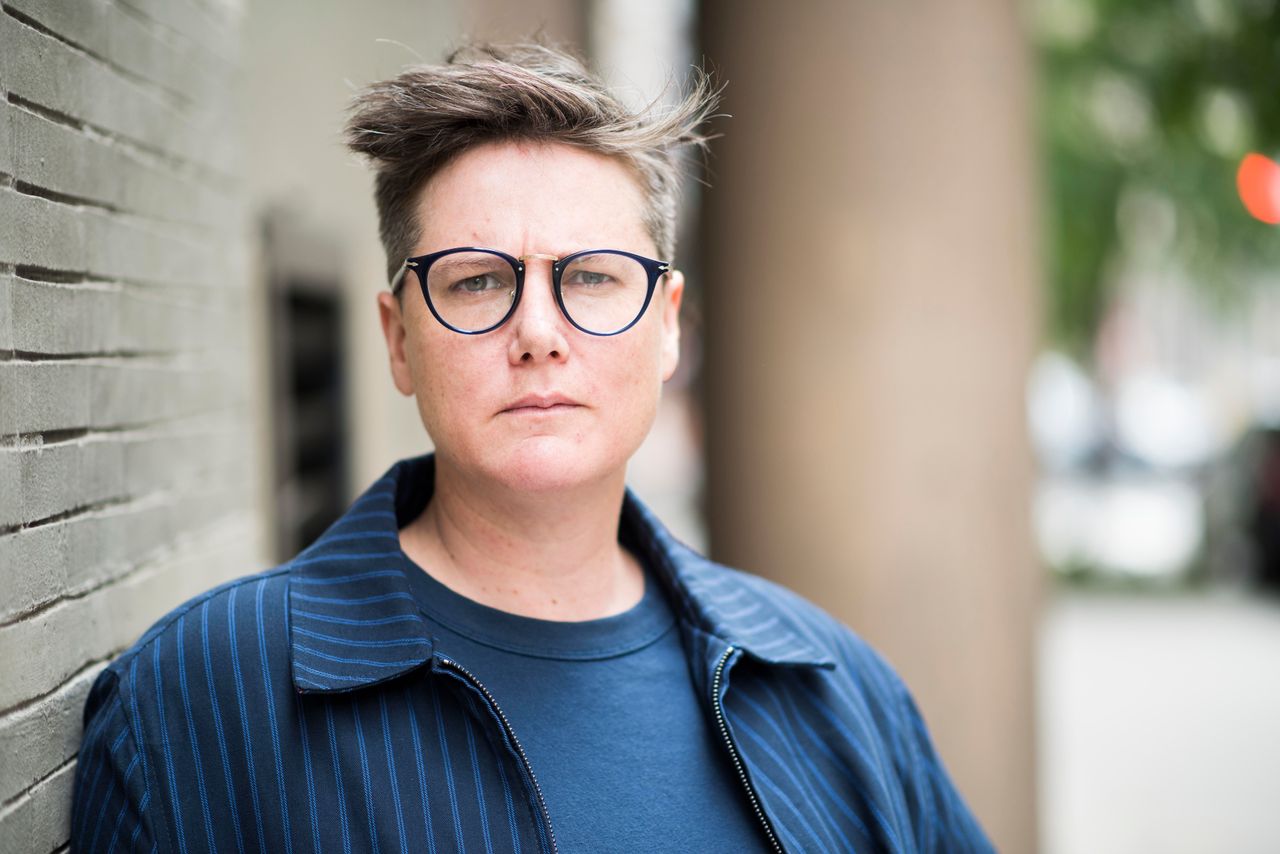 Australian Hannah Gadsby, standing outside a coffee shop in New York a few days before her special "Nanette" premiered on Netflix, has been touted by The New York Times as "a major new voice in comedy."