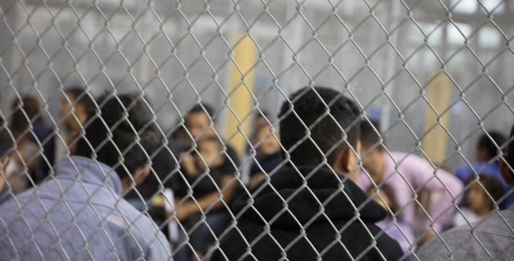 Inside a Customs and Border Protection facility in Rio Grande City, Texas, on June 17.