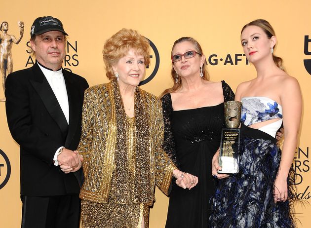 Todd, Debbie Reynolds, Carrie and Billie Lourd 