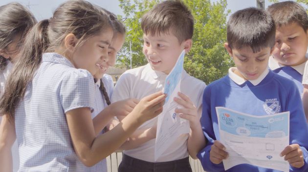 Children at Rosary Catholic Primary School.