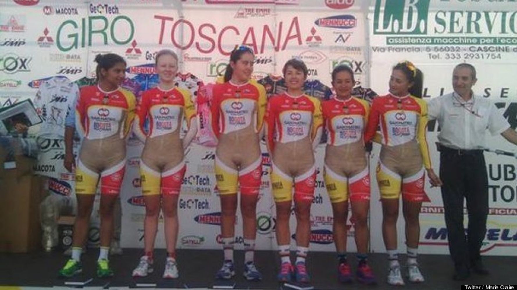 Colombia womens cycling team uniforms cause controversy 