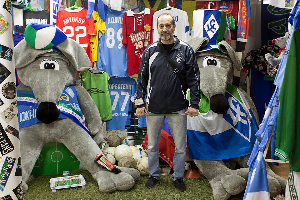 Sergei founded Samara's football museum but he won't attend a single match of the World Cup.