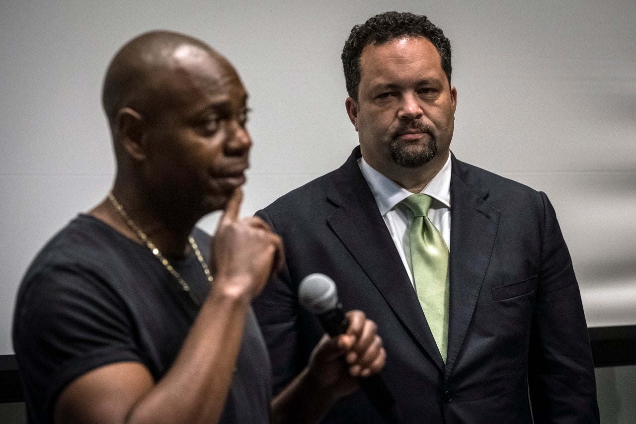 The major policy that Jealous (right) and his friend, comedian Dave Chappelle, discussed in Baltimore earlier this month? Marijuana legalization.