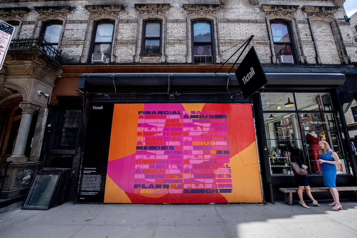 Artist Isabel Castillo Guijarro created the first mural, on display on New York City’s Lower East Side.