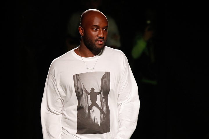 US singer Kanye West attends Louis Vuitton Men's Spring-Summer