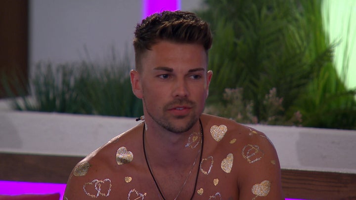 <strong>Sam Bird, the latest arrival to the 'Love Island' villa</strong>