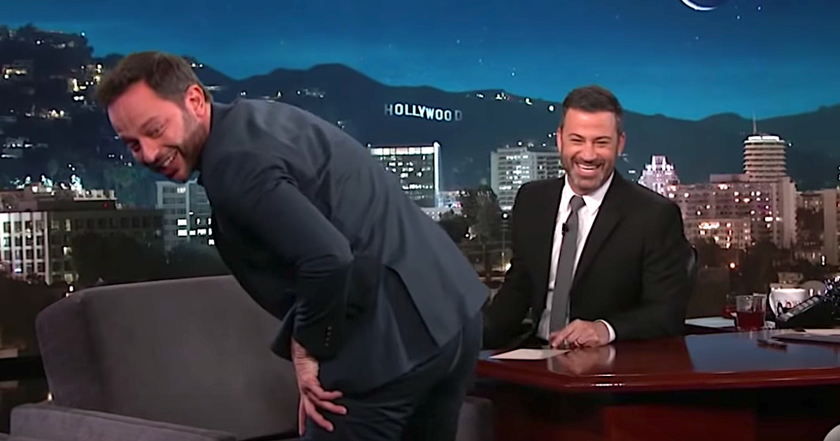 Nick Kroll Accidentally Splits His Pants On 'Jimmy Kimmel Live