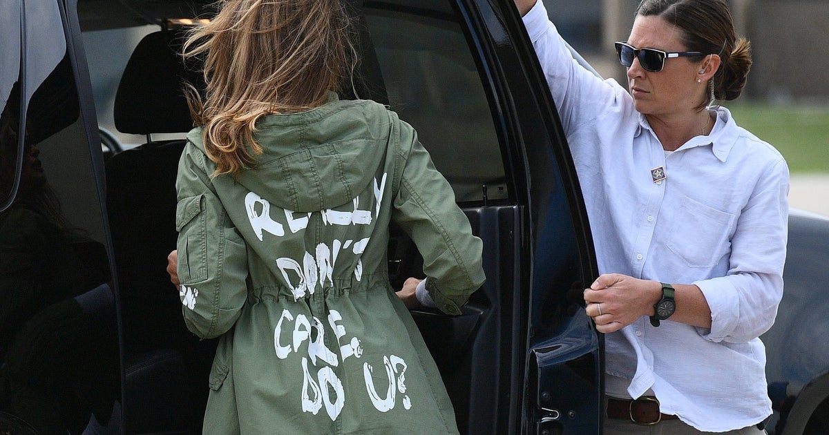 Melania Trump Reveals Why She Wore 'I Really Don't Care' Jacket ...