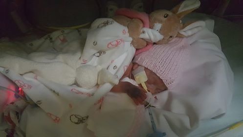 Baby Sofia in the NICU. 