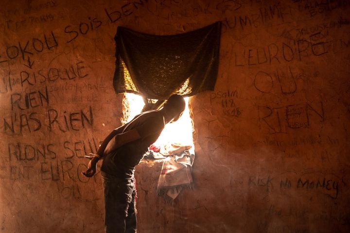 Secret safe house in an area known as 'The Ghetto" of Agadez, Niger