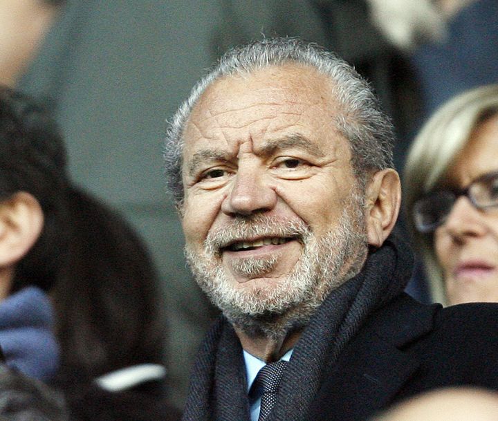 Lord Sugar has apologised for his tweet.