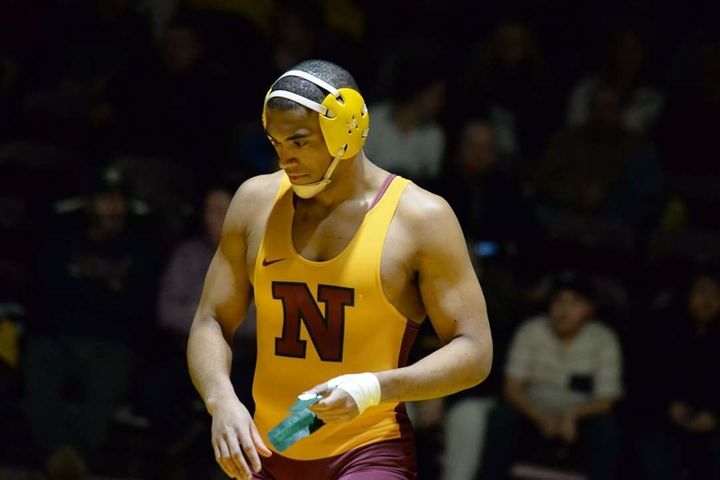 Justice Horn is an out, gay man wrestling for Northern State University. He prepared to use his platform as a college wrestler to highlight America's inequalities. 