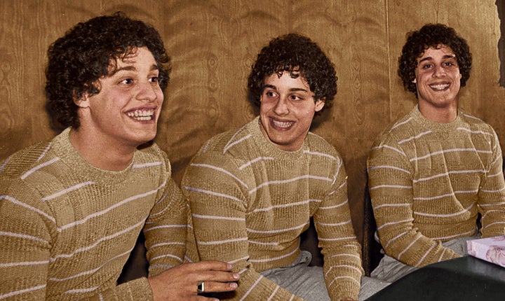 Eddy Galland, David Kellman and Robert Shafran, the three identical strangers.