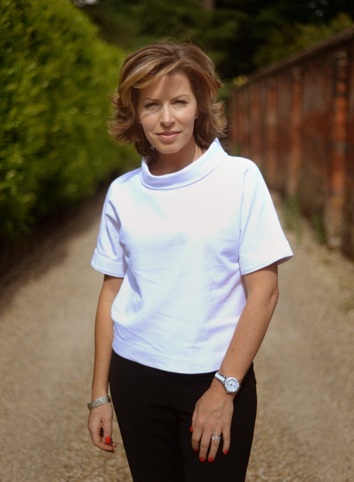 Natasha Kaplinsky has been injured in a boat fire