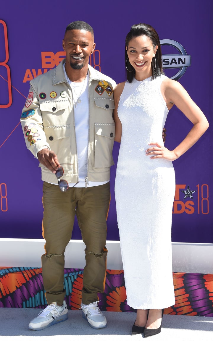 Jamie Foxx and his daughter Corinne Foxx.