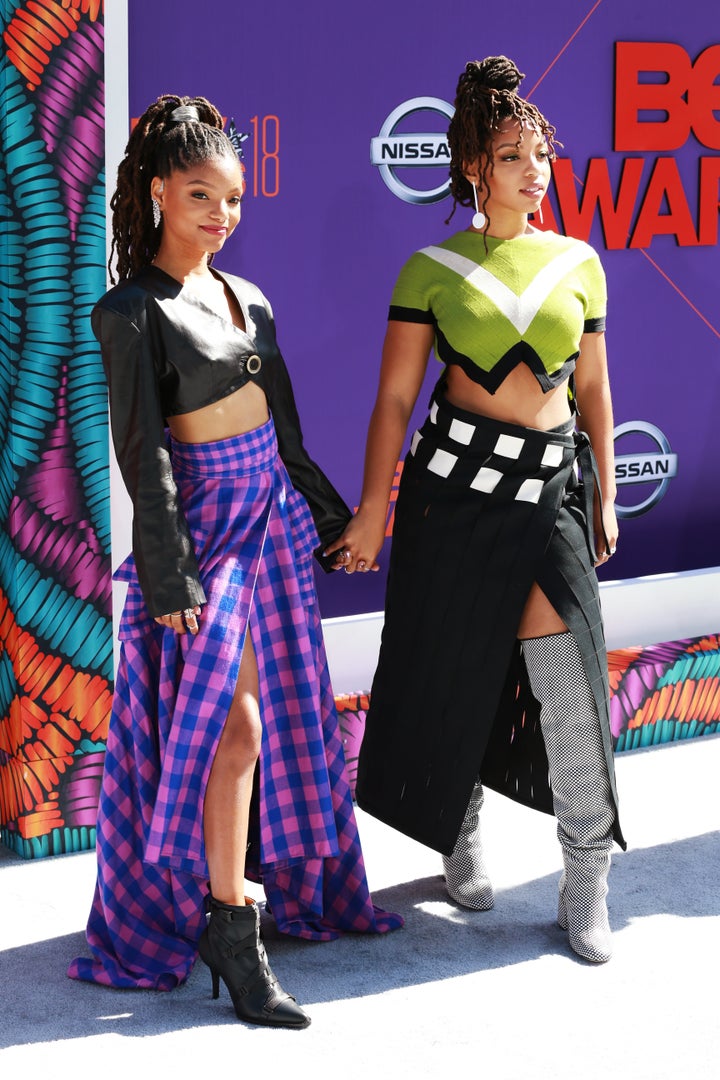 Halle Bailey and Chloe Bailey.