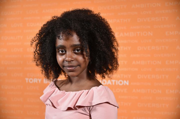 Naomi Wadler attends The Tory Burch Foundation 2018 Embrace Ambition Summit on April 24.