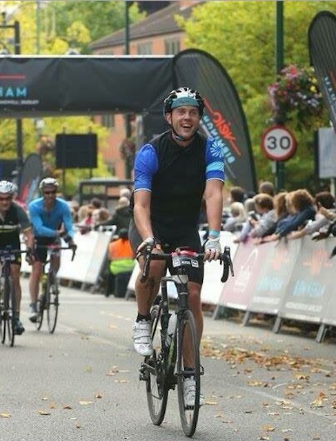 Peter Edwards often cycles in Birmingham. 