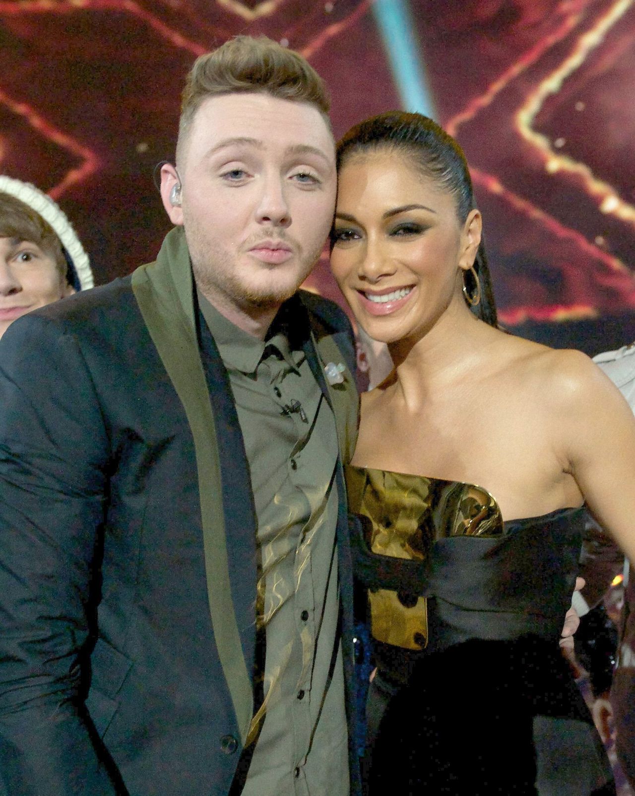 James with Nicole Scherzinger after he won 'The X Factor' in 2012
