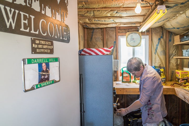 After Darrell was diagnosed with dementia, Dee locked his guns in a vault in the carport of their home. 