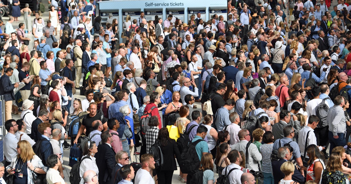 Trains Out Of Waterloo Face 'Major Disruption' Amid Heatwave Havoc