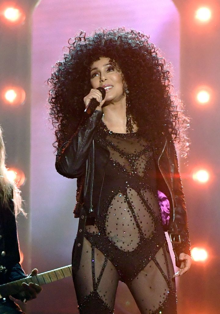 Cher performs during the 2017 Billboard Music Awards.