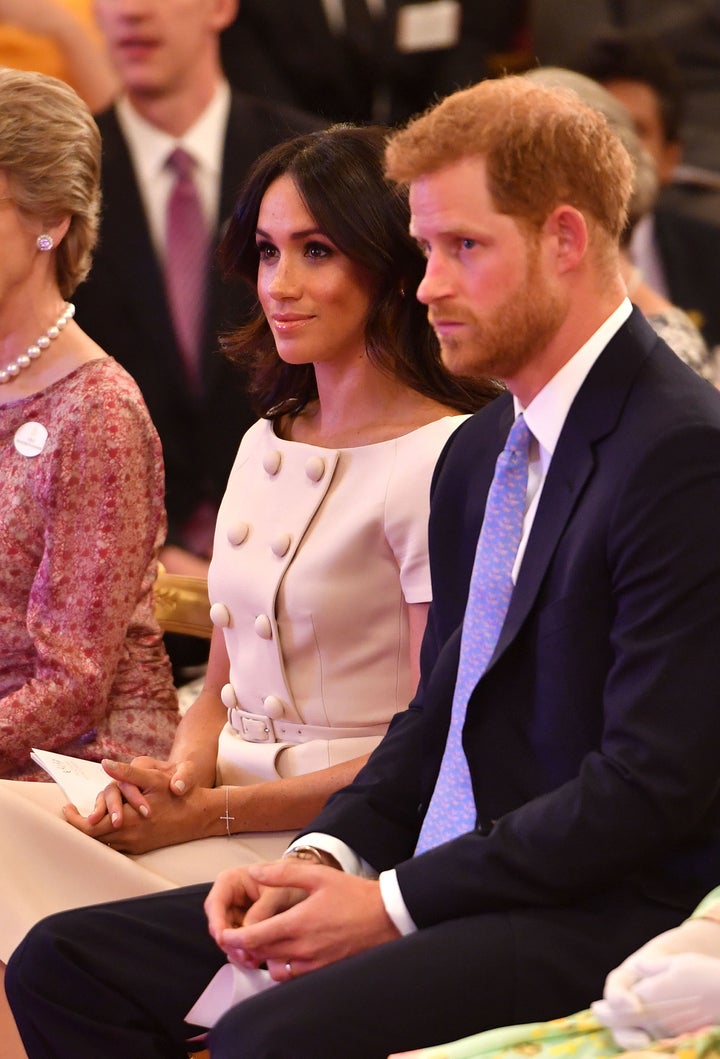 The Duke and Duchess of Sussex, looking stylish.