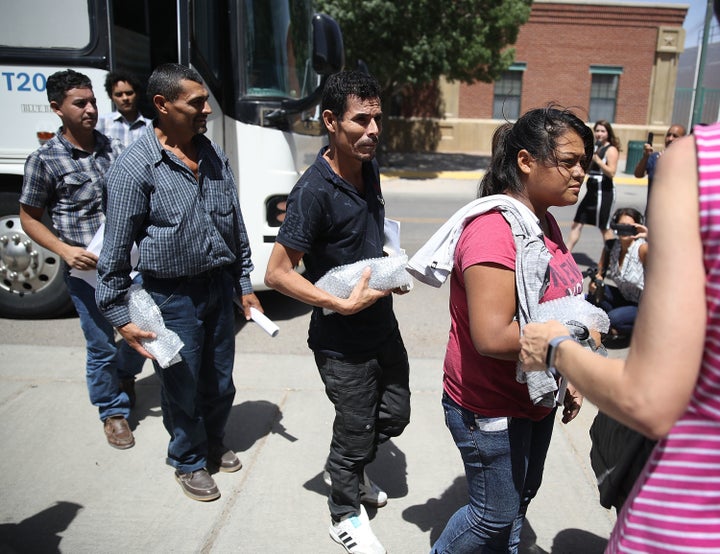 The parents are free to travel within the U.S. as they await further immigration proceedings, according to Annunciation House