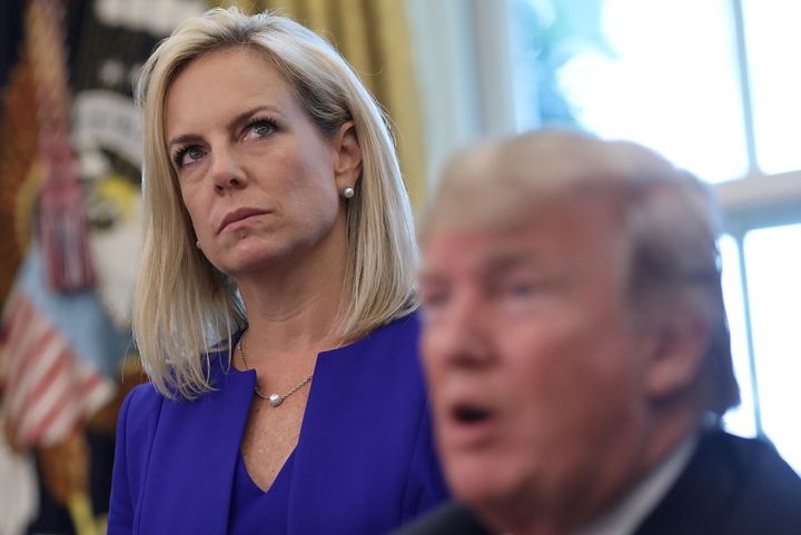 Kirstjen Nielsen has become the face of President Donald Trump’s policy of taking unauthorized immigrant children from their parents at the border.