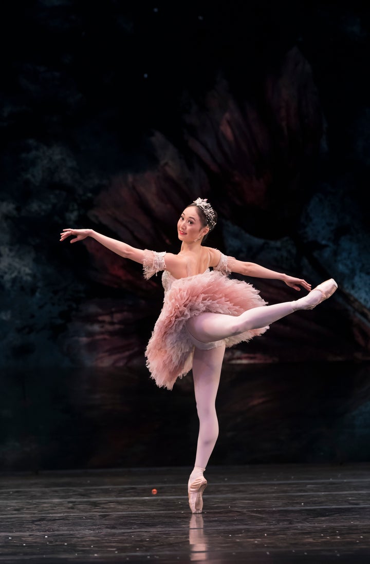 Miki as The Sugar Plum Fairy inn 'The Nutcracker'.