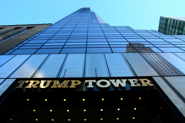The public entrance to Trump Tower on Fifth