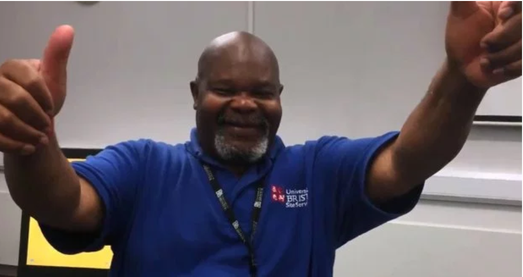 Cleaner's tears after students crowdfund to send him on holiday
