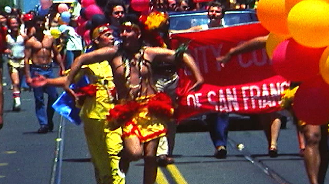 A still from the episode “Visibility at Pride: The Pacific Islanders Who Marched in 1982.”
