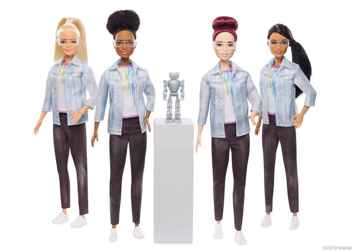 Mattel says Robotics Engineer Barbie is a doll designed to pique girls' interest in STEM careers and shine a light on underrepresented career paths for women.