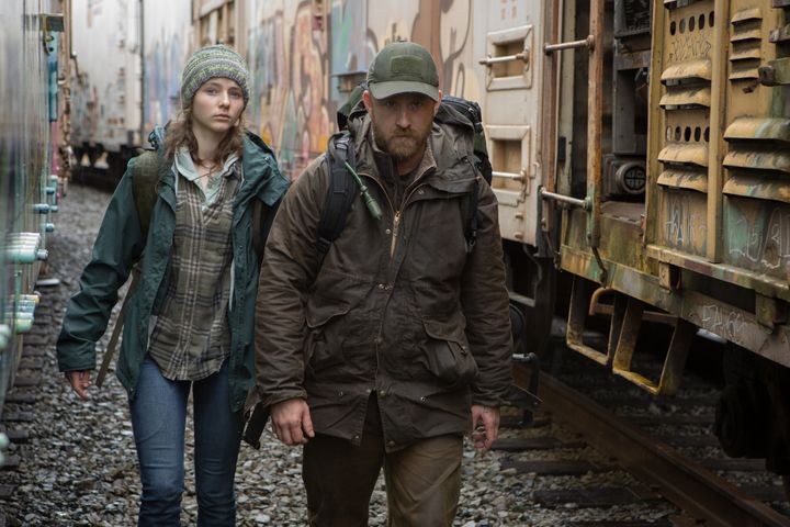 Thomasin McKenzie and Ben Foster in "Leave No Trace."