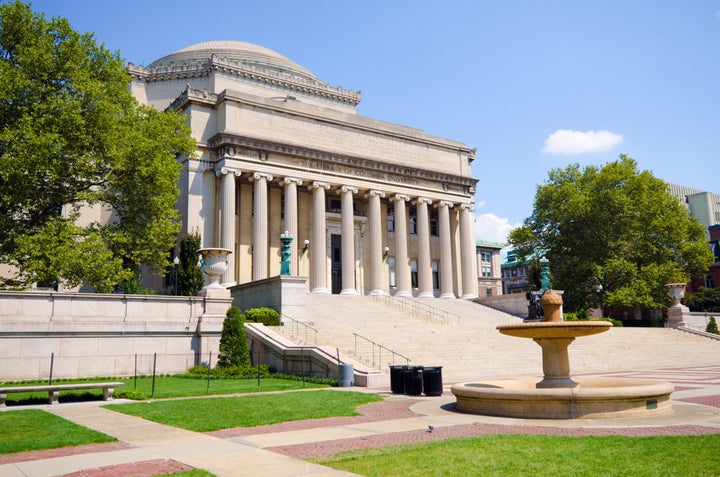 The student at Columbia University in New York had written about being a survivor of sexual assault in the school's student-led paper.