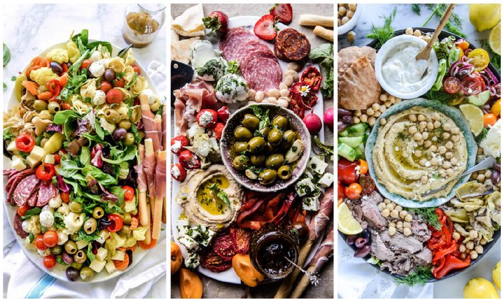 Let's celebrate the fresh, sunny elements of summer with some colorful antipasto platters, cheese plates and veggie boards.