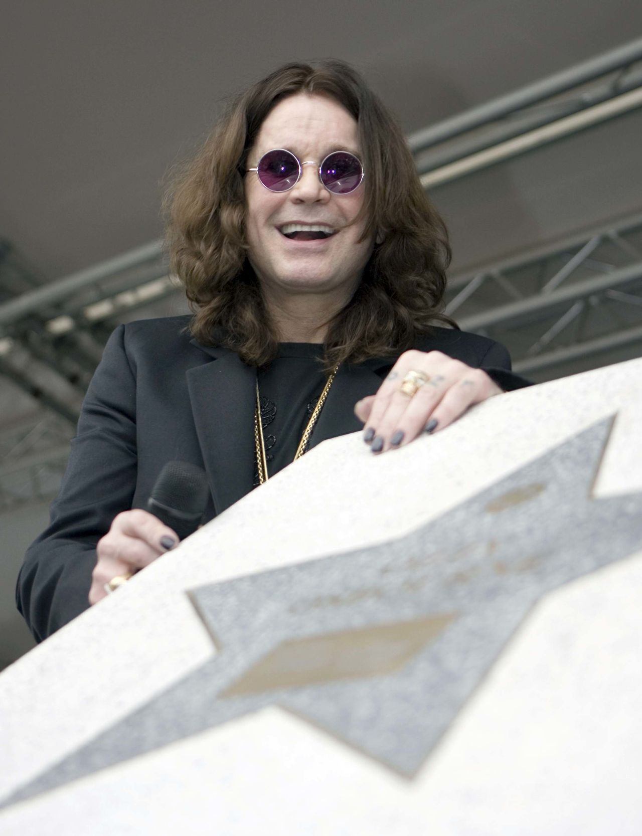 Ozzy was awarded a star on Birmingham's Walk Of Stars in 2007