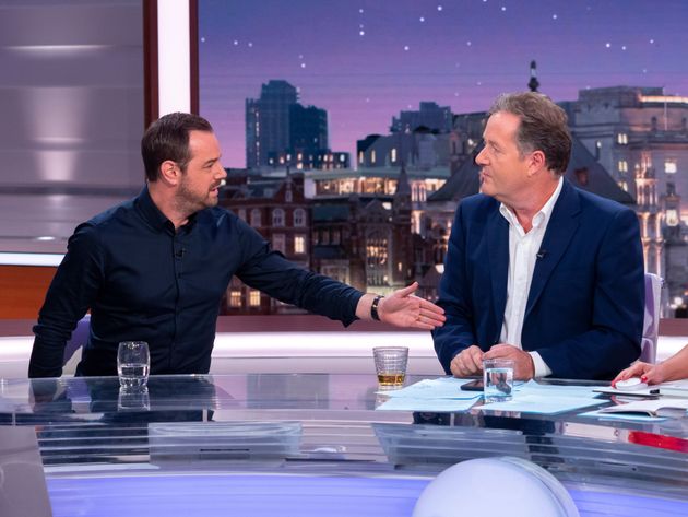 Naaaaaah mate: Danny Dyer and Piers Morgan