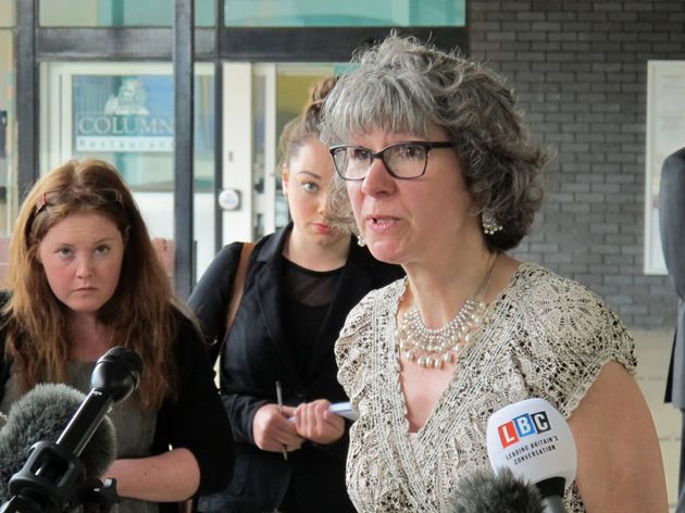 Fiona Parry outside Shropshire Coroners Court