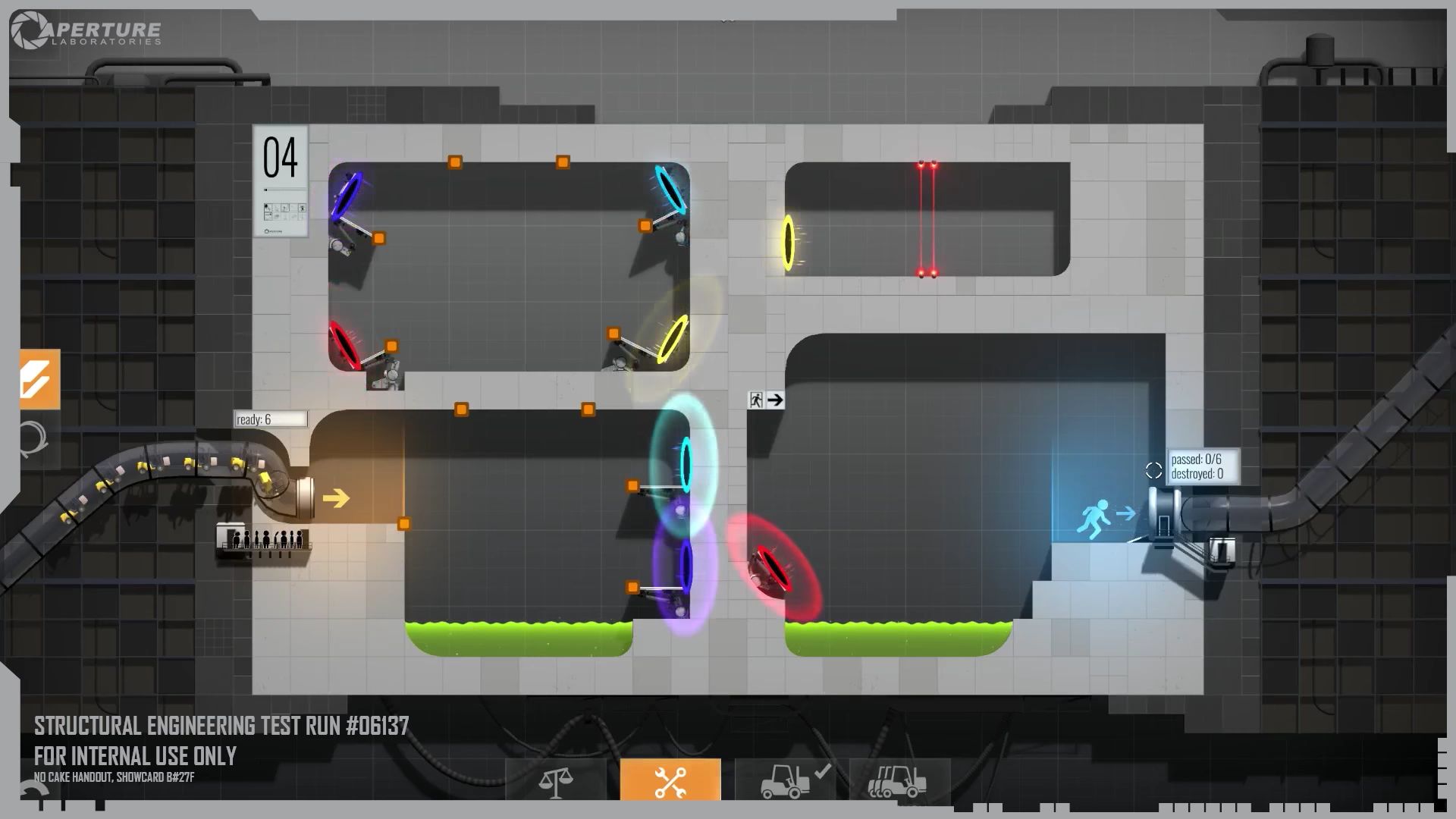 portal bridge constructor game