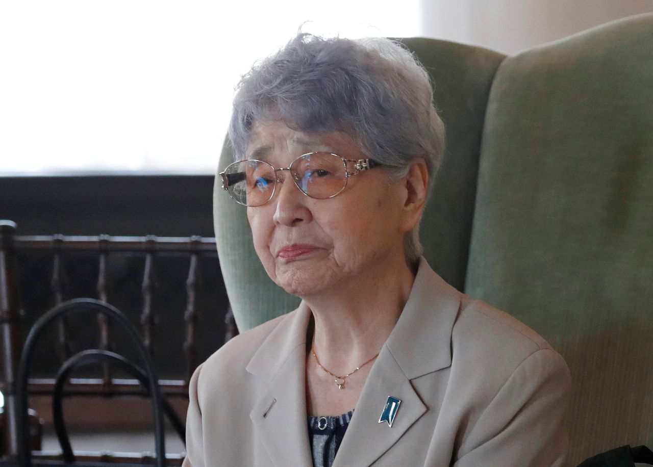 Sakie Yokota has become the most prominent advocate for the return of the abductees, writing a memoir about her daughter's kidnapping and often appearing on Japanese television.