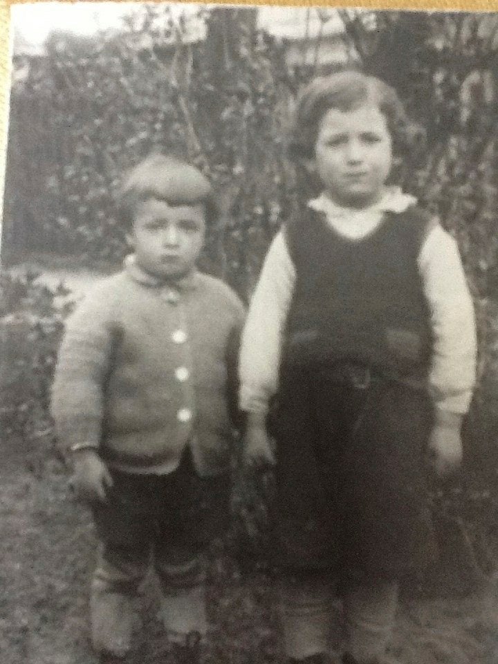 Mordechai with his younger brother.