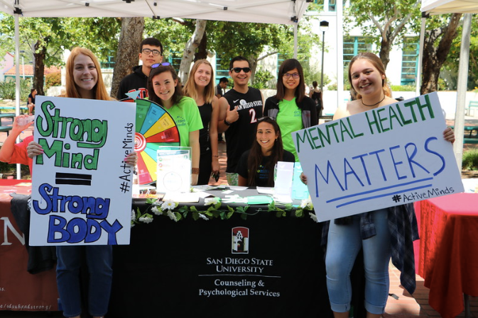 Active Minds event at San Diego State University.