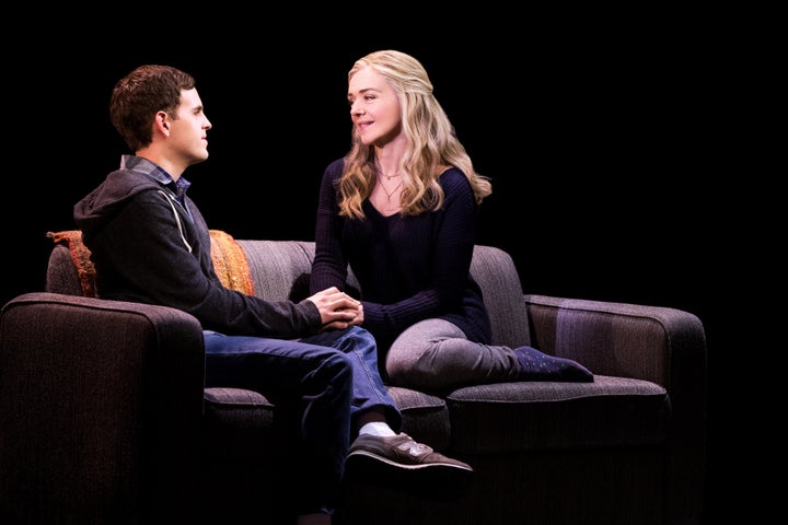 Taylor Trensch and Rachel Bay Jones in Dear Evan Hansen.