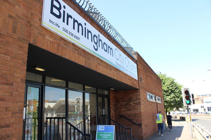 Birmingham Central Foodbank's new facility at the City Church.