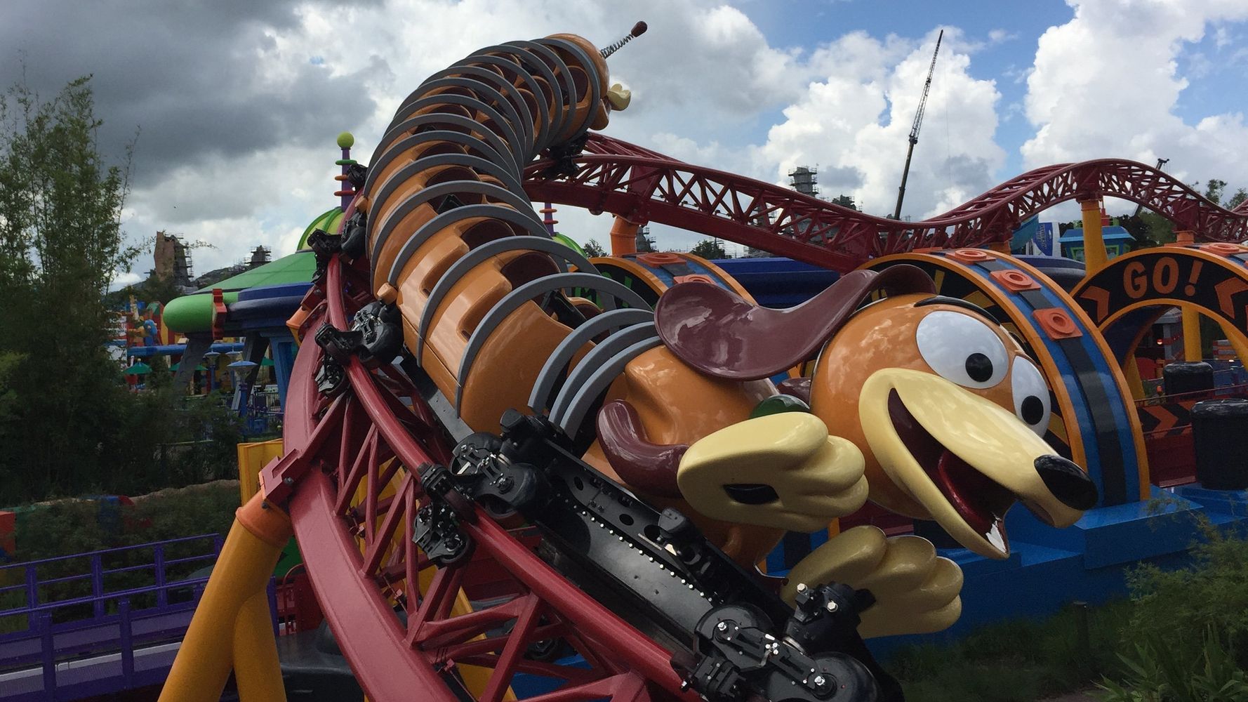 Disney s New Slinky Dog Dash Roller Coaster Gives You A Toy s Eye